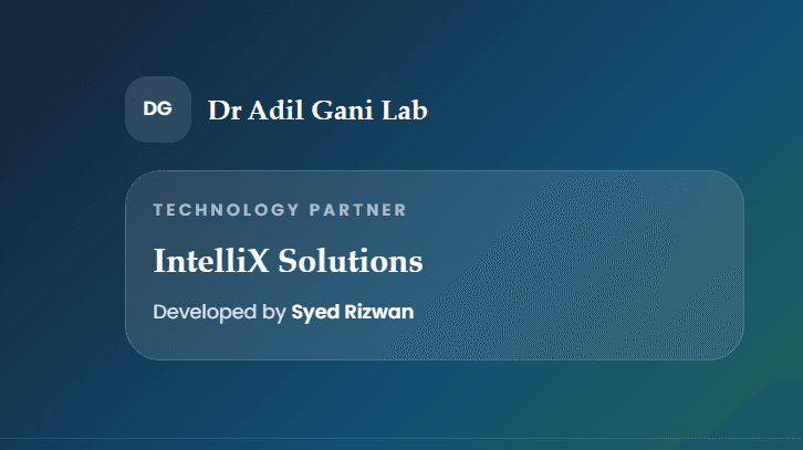 Dr Adil Gani Lab Website